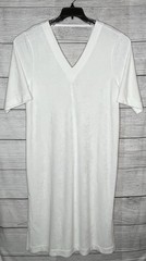 Barefoot Dreams Beach Cozy Terry Double V Neck Caftan Size S/M