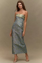 Anthropologie – V. Chapman Kennedy Strapless Maxi Dress Sale OFF 106465479