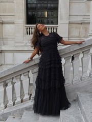 BHLDN Needle & Thread Champagne Valentine Dress size US 4– runs small $765
