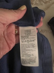 Old Navy Soft Blue Tiered Dress with pockets cotton midi to maxi Petite Small