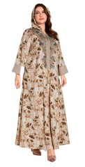 Toleen Butterfly Pullover KAFTAN Embroidered Rhinestone V-Neck Hooded Womens 1XL