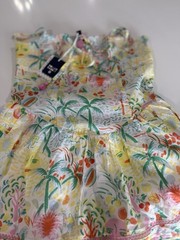 NWT Roller Rabbit Vacation Print Mini Dress – Sz M Lightweight, Lined, Cotton.