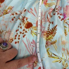 Tribe Kelley Bella Boho Beach Goddess Chiffon Maxi Kaftan Cover Up Dress L/XL