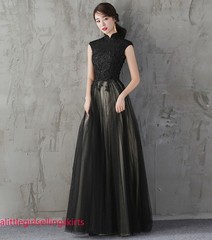 Formal Women Embroidery Lace Wedding Gown Dress Bride Qipao Prom Cheongsam Dress