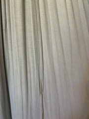 POL Sz Small Stone Maxi Tank Dress Washed Frayed Trim Rayon Knit Flowy Bohemian
