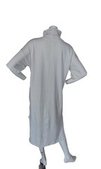 LULULEMON LA FUNNEL NECK OPAQUE WHITE T SHIRT DRESS SIZE 6