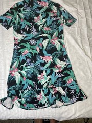 Women&rsquo;s Tommy Bahama Golf Tropical Print Dress, Green, Size XS