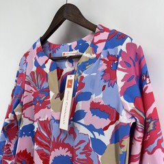Jude Connally Dress Women Medium Megan Wildflower Peri 101111 Pink Blue NWT $218