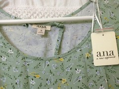 a.n.a. SPRING & SUMMER DRESS Size XL Color is « Julie » Floral Sage NWT