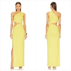 Michael Costello x REVOLVE Decker Maxi Dress in Lime Small