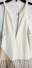Parker Womans Basket Weave Knit Dress Sz M Fit & Flare Luxury Party Fun Flirty