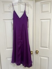 Keepsake the Label Infinity Midi Purple Slip Dress Small