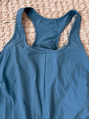 NWT Halara Breezeful Backless Racerback Side Pocket High Low Flowy Midi Quick Dr
