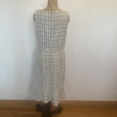 Ann Taylor size 12 multi-color mid calf midi sleeveless dress Fall and Winter