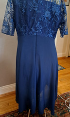 Womens&rsquo; NWOT Navy Blue Lace Dress for wedding Guest-cocktails-special occasions