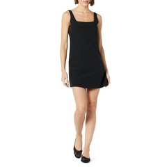 The Drop Women&rsquo;s Joyce Pinafore Mini Dress, S, Black, Regular Fit, Imported