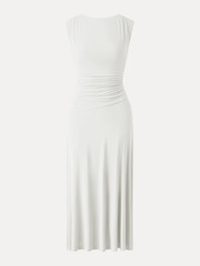 OGL Breezy Cooling Side Ruched Maxi Dress Women&rsquo;s Stretch Casual Summer