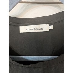 Samsoe Samsoe Womens Black Short Sleeve Crew Neck T-Shirt Dress Size Small basic