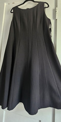 NWT BLACK LABEL by EVAN-PICONE boat neck pleated panels fit flare dress SZ14