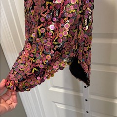 NWT City Studio Sequin Spaghetti Strap Dress Size 1/2