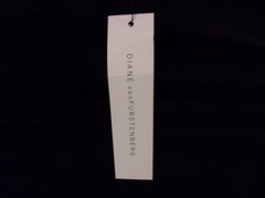 Diane von Furstenberg Black Ruched Bodycon Cocktail Dress Size 4 NWT $374.00