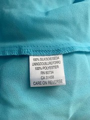BCBG MaxAzria Tie Strap Ruffle Bottom Ruched Top 100% Silk Dress Y2K 90’s NWT S