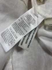 Madewell Linen-Cotton Princess-Seamed Midi Dress Women&rsquo;s Sz S White