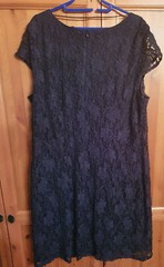 Jo & Julia Kurzes Spitzenkleid Größe 52 blau navy NEU