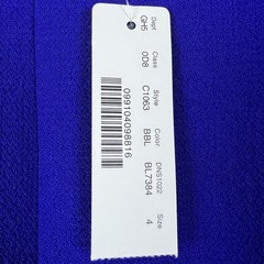 J. Crew Womens Long Sleeve Sheath Dress Sz 4 Cobalt Blue Wool Double Faced Crepe