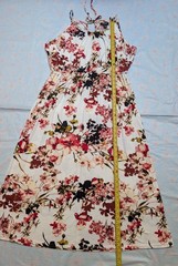 Rouge Collection Halter style Floral Maxi Dress Sz 2XL Spaghetti Straps Romantic