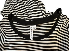 Cable & Gauge Black White Tie Waist Cap Sleeve Pullover Shift Dress Size XL