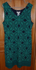 NWT Magnolia Grace Perissa Reversible Stretch Sheath Dress XL Polyester Spandex