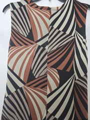 Connected Apparel Geometric Multicolor Dress 12