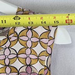 $120 Tilley Tech SLK Tank Dress XL Pink Mosaic UPF 50+ Back Vent Zip Pockets NEW