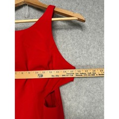 Aidan Mattox Red Cutout High Low Gown Formal Evening Dress Size 4