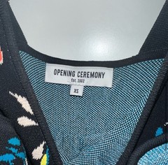 $550 Opening Ceremony black multiple colors Mini Dress A line