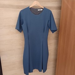 JIL SANDER Blue Dress Size 36 34 inches