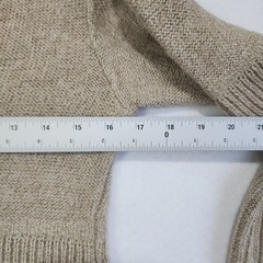 The North Face Sweater Dress Womens Medium Tan Ribbed Knit Classic Warm V-Neck