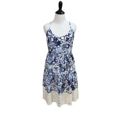 Peter Som For Design Nation Women&rsquo;s M Medium Sun Dress Lace Trim NWT Resort Wear