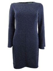 Lauren by Ralph Lauren Women&rsquo;s Metallic Ponte Dress