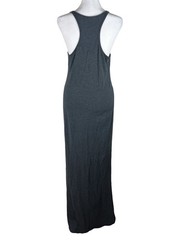 Lululemon Refresh II Maxi Dress Gray Racer Back Slit Athletic Athleisure Size 6