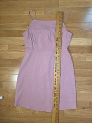 Forever 21 Mini Dress Women&rsquo;s Size M Mauve Pink Sleeveless Back Tie Cut Out