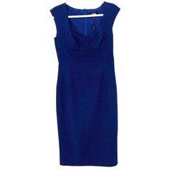 NEW Alexia Admor Size 8 Bkue Harper Cap Sleeve Sheath Dress Cocktail Career