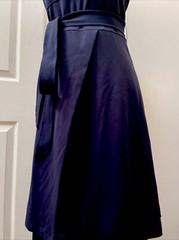 Nannette Solid Spandex Blend Lined🪬Tunic Dress With Belt,Size 4