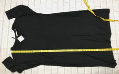 NWT Soft Surroundings Shift Dress Size XL Black Shift Urban Jersey Knit Zipper