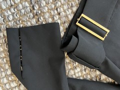 Vintage Tom Ford SS 2001 Wrap Jacket With Gold Bucket Size FR 38