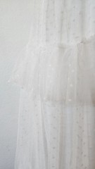 New Anthro Midi Dress New Size Small XS White Mesh Strapless Wedding Bridal
