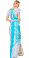 NWT LILLY PULITZER SIZE X-LARGE ESMARELLA MAXI DRESS *WATER YA WAITING FOR*