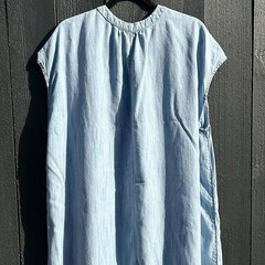Banana Republic Chambray Kaftan Dress XL Resort Coastal Lyocell Beachy Oversize