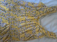 No Boundaries yellow daisy floral Cottagecore tiered Sundress small 3-5